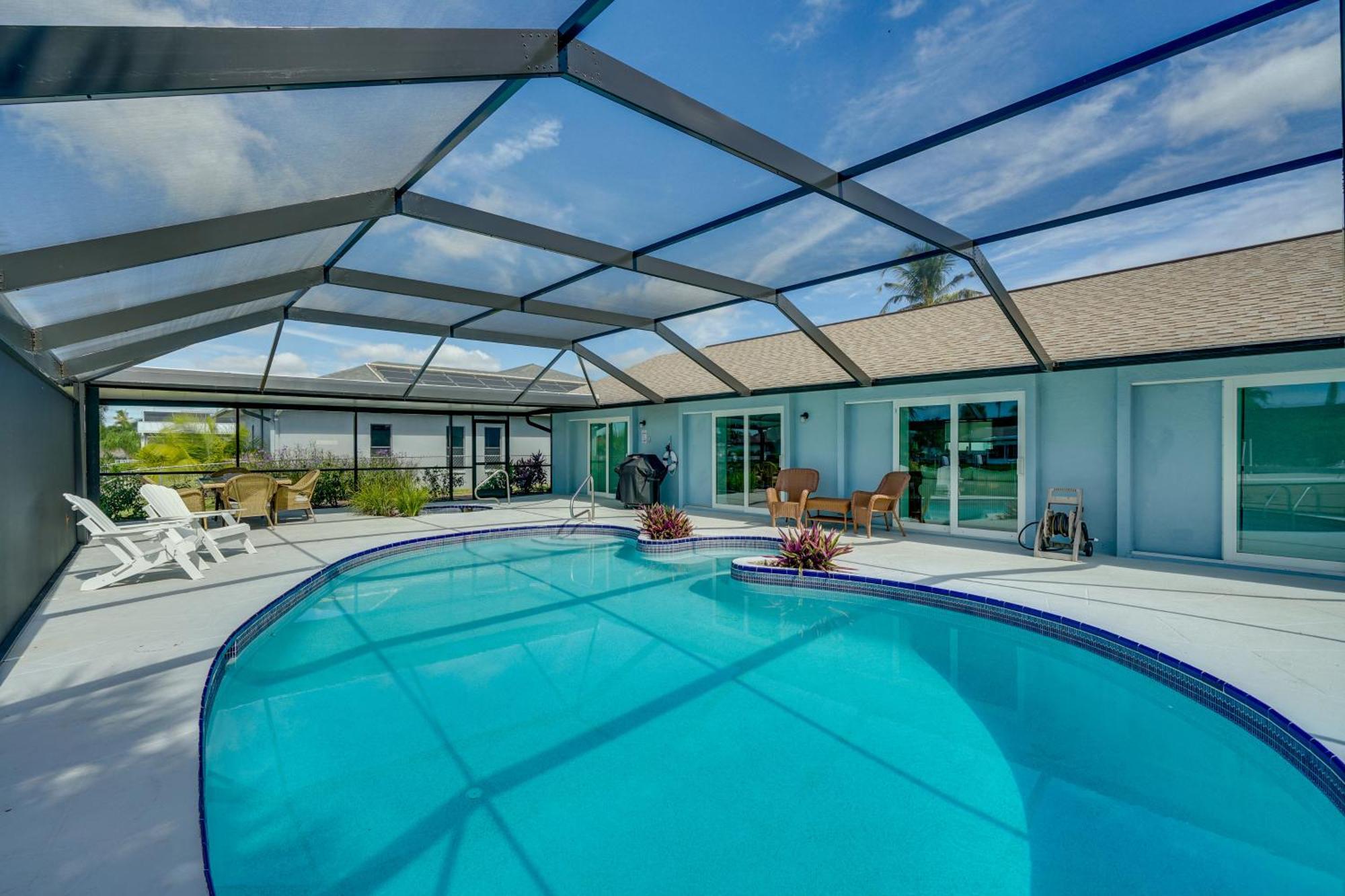 Beachy Cape Coral Home - Swim, Fish, Boat! Esterno foto